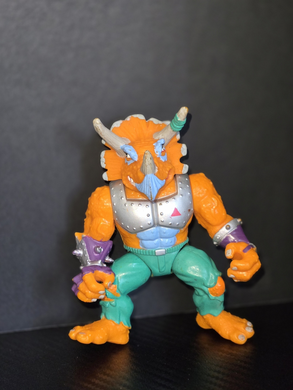 Teenage Mutant Ninja Turtles TMNT Triceraton Action Figure Vintage 1990
